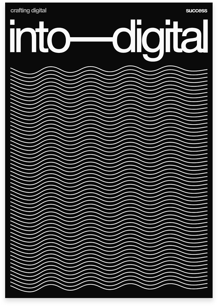 A Poster layout for the it-company Into-Digital